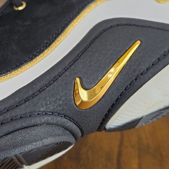 Nike LeBron XXII BHM Black White Basketball Shoes Gold HV8616-100 Women's 8.5 LE - Picture 11 of 16